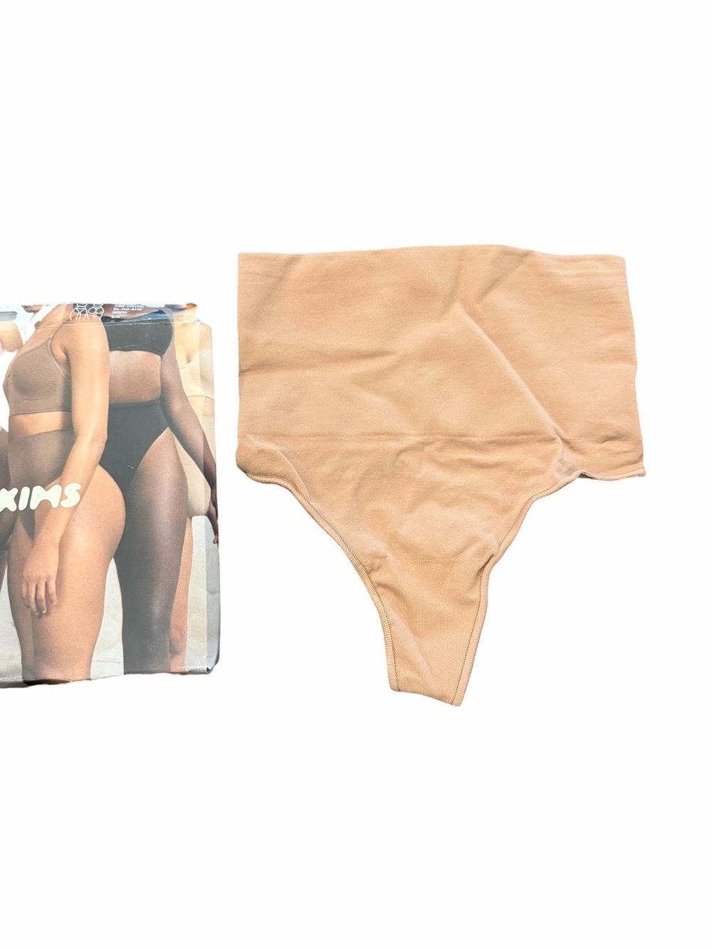 NEW Skims Thong Core Control Sienna Beige‎ Slimming High Waisted Shapewear S/M